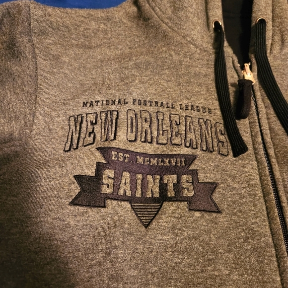 NFL New Orleans Saints Reversible Jacket Men's Size Small - Picture 4 of 16